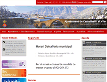 Tablet Screenshot of castellbellielvilar.cat